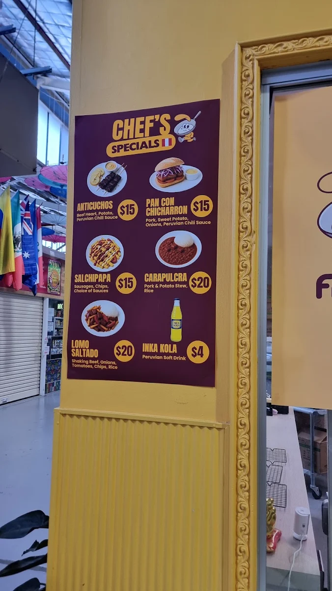 Menu, Frypan pick flip go