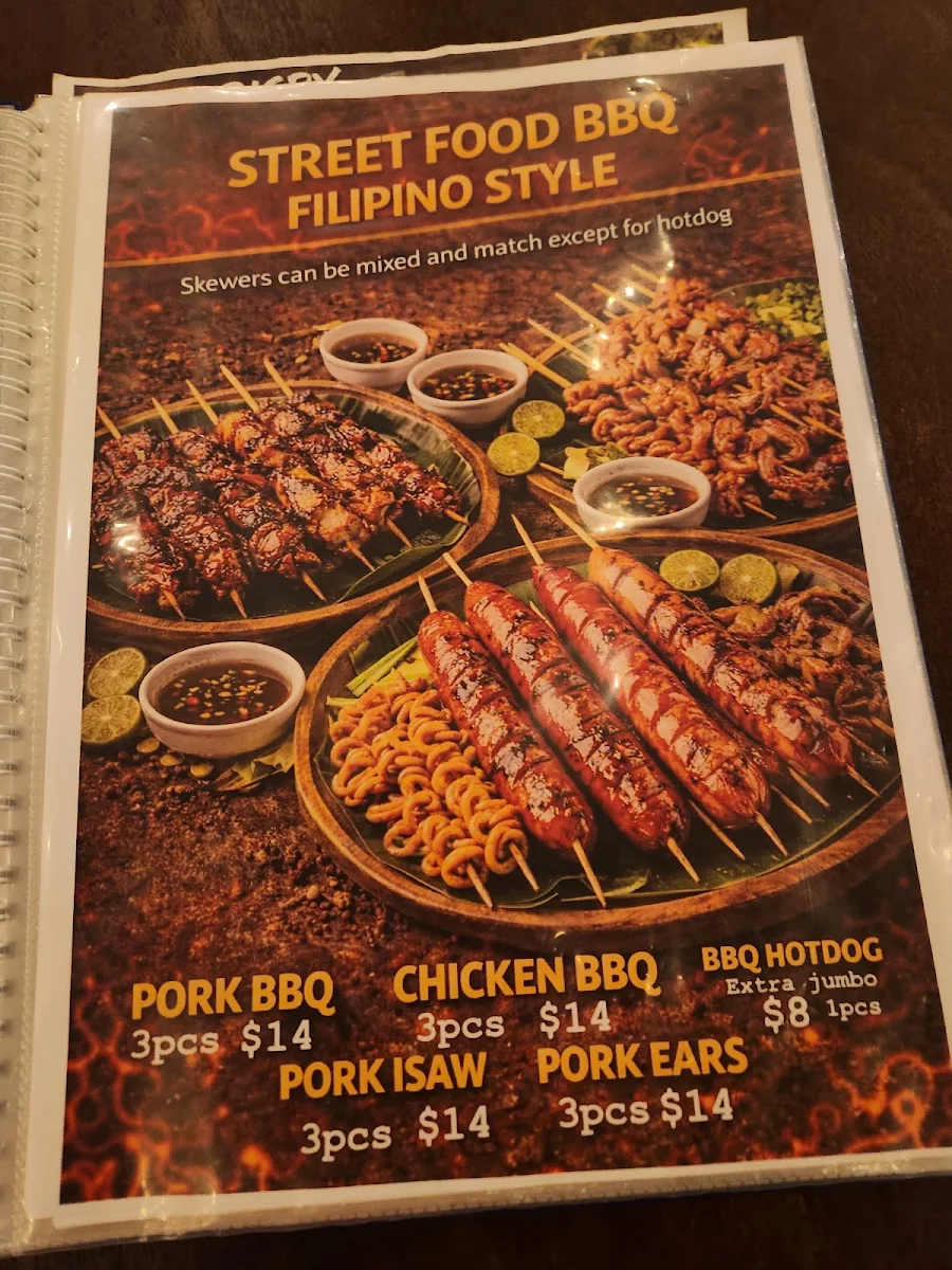 Menu, Lugaw Queen Restaurant