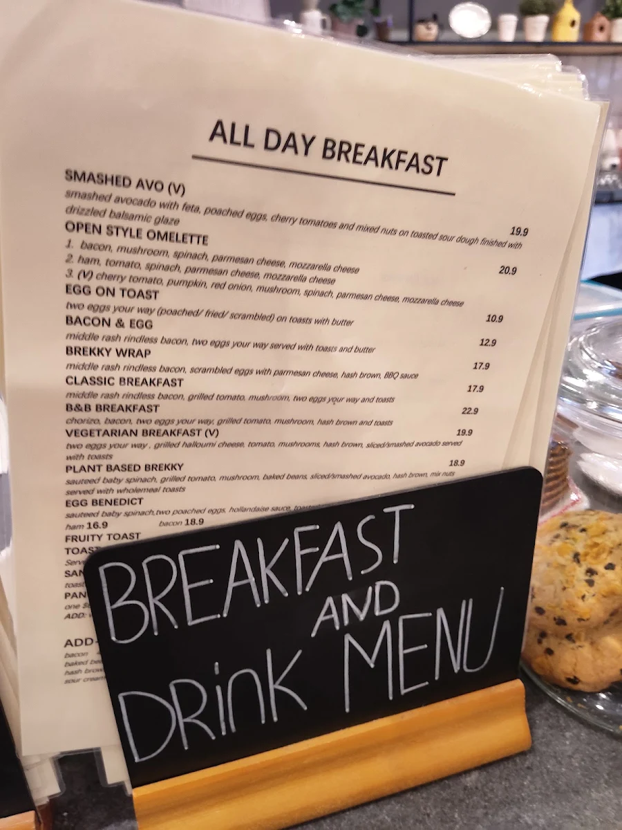 Menu, Bread and Brew