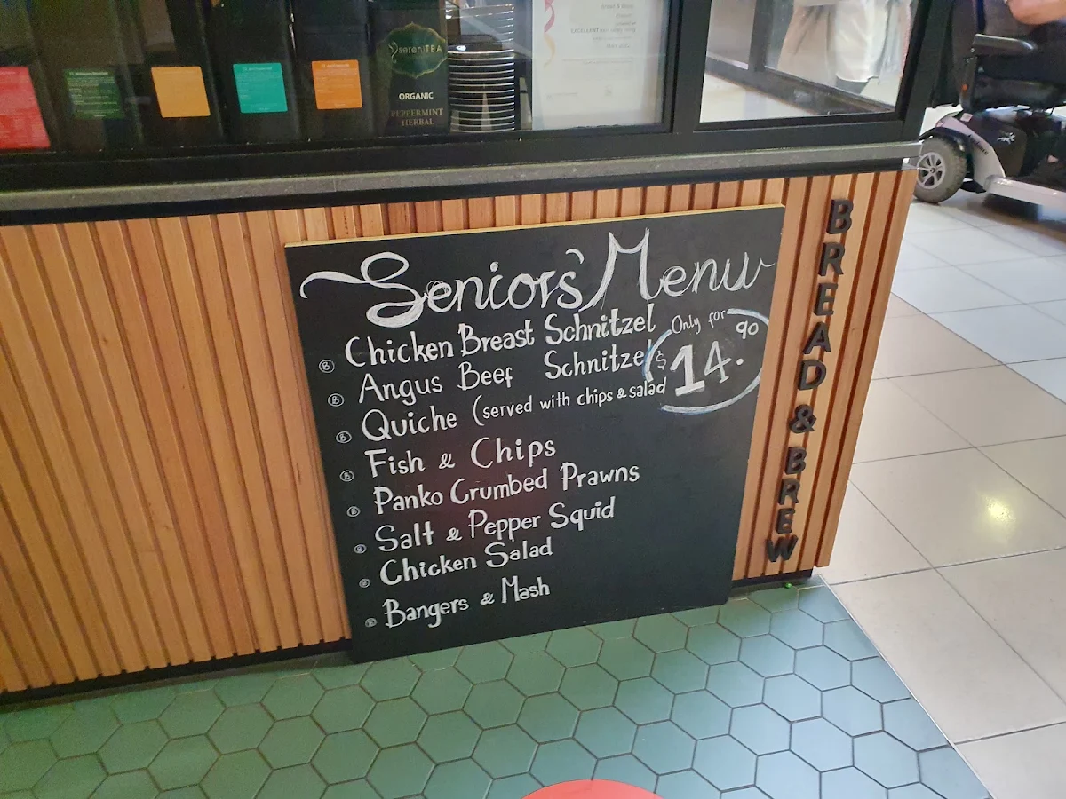 Menu, Bread and Brew