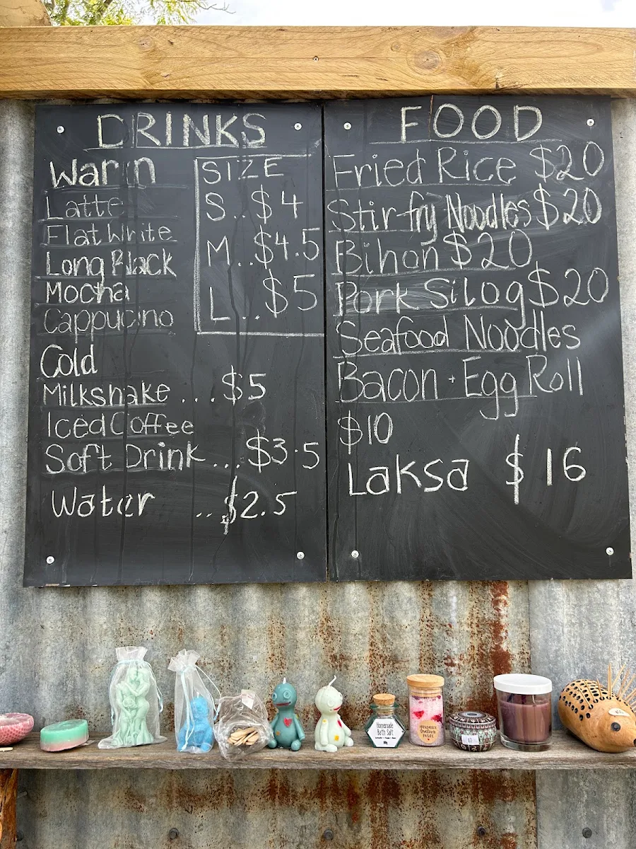 Menu, Farmer's Beauty & Cafe