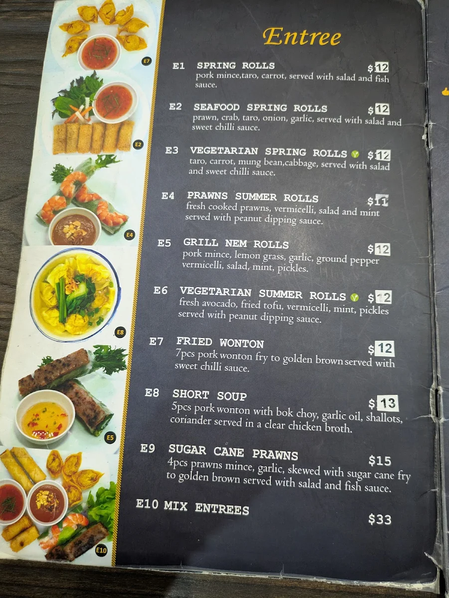 Menu, Ngoodle Restaurant Ashfield