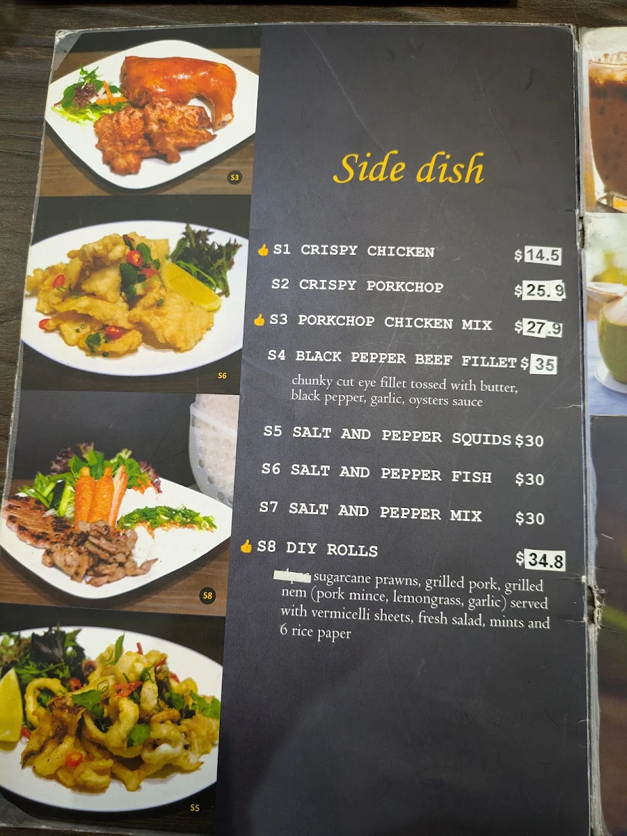 Menu, Ngoodle Restaurant Ashfield