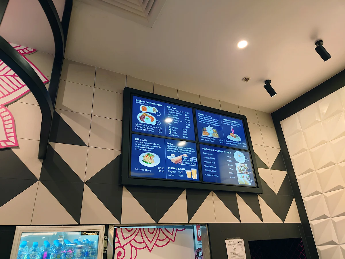 Menu, Tikka Turban Belmont