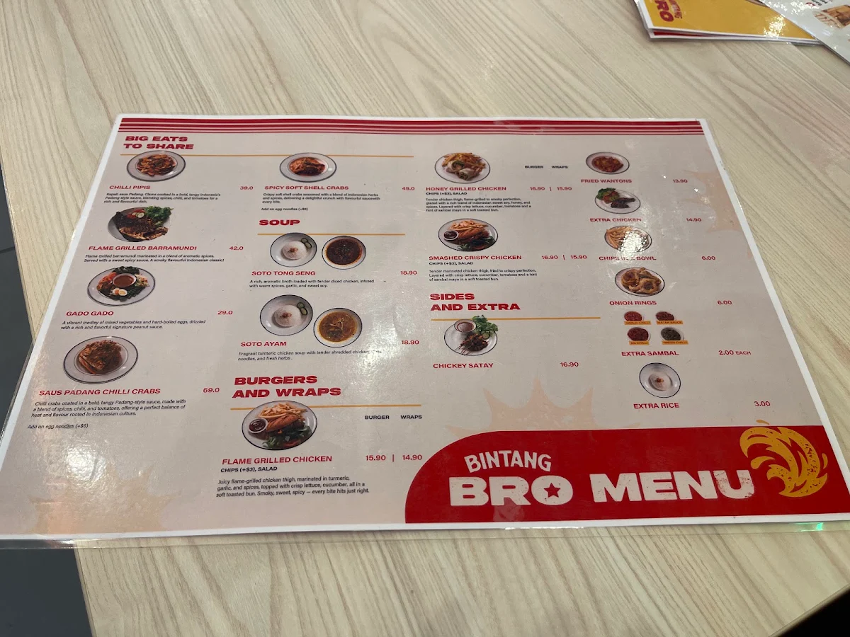 Menu, Little Indo Town Epping Victoria