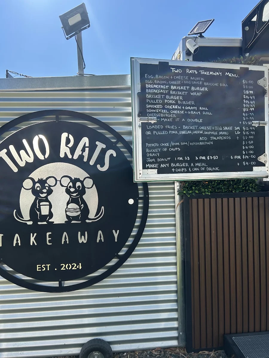 Menu, Brew + BBQ