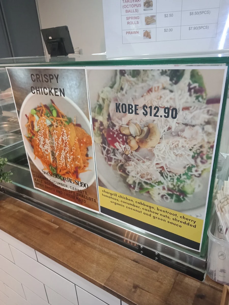 Menu, FISHWAVE Parramatta