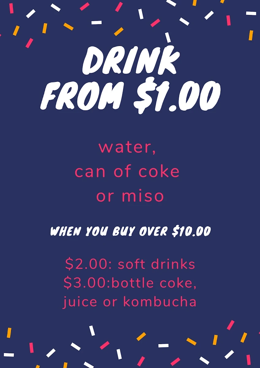 Menu, FISHWAVE Parramatta