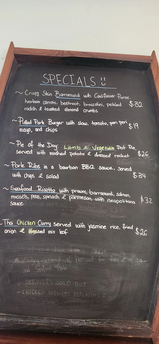 Menu, The Como Hotel