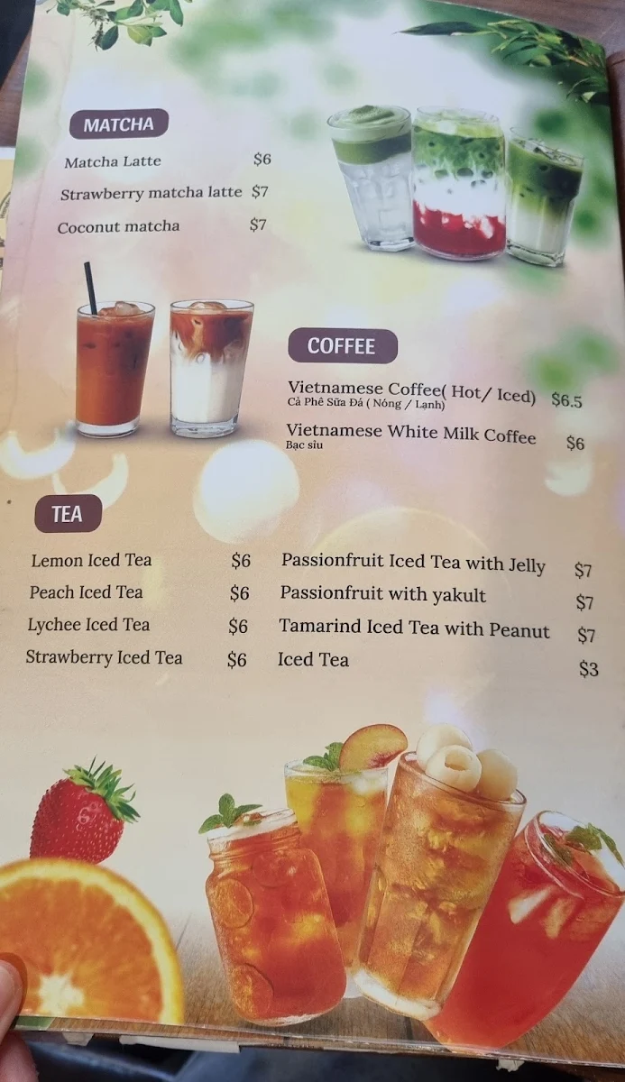 Menu, Bánh Cuốn Bà Oanh