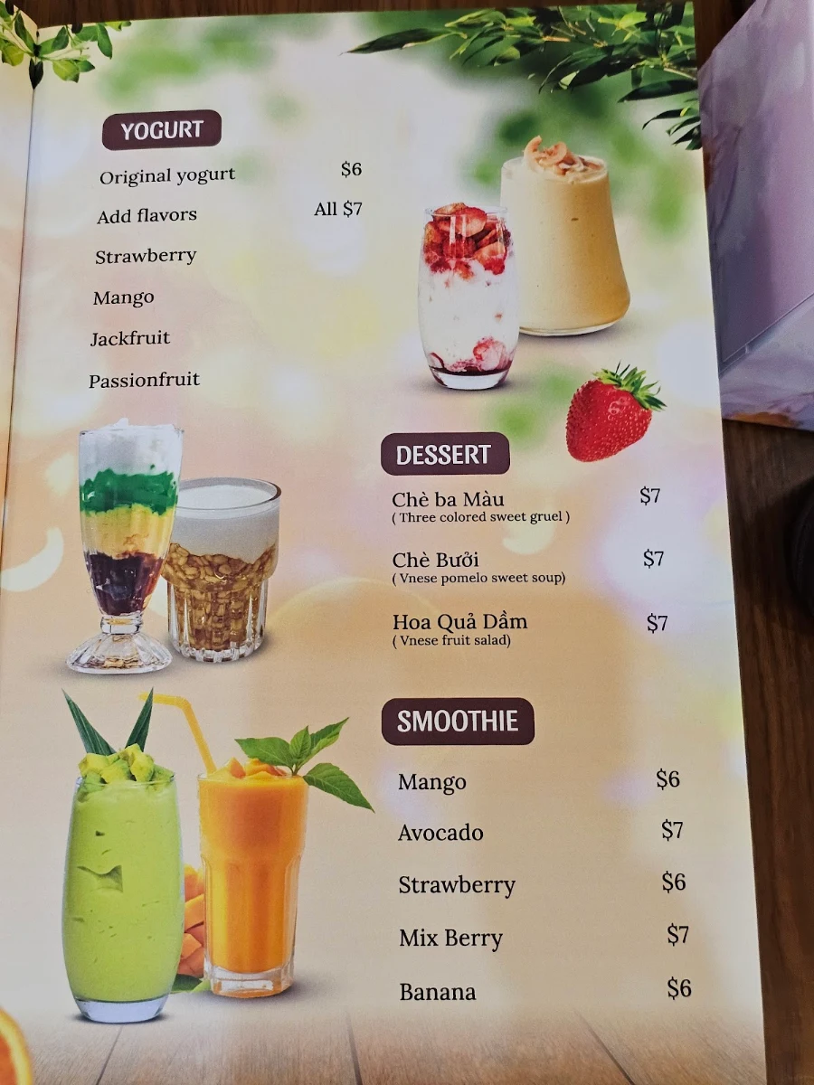 Menu, Bánh Cuốn Bà Oanh