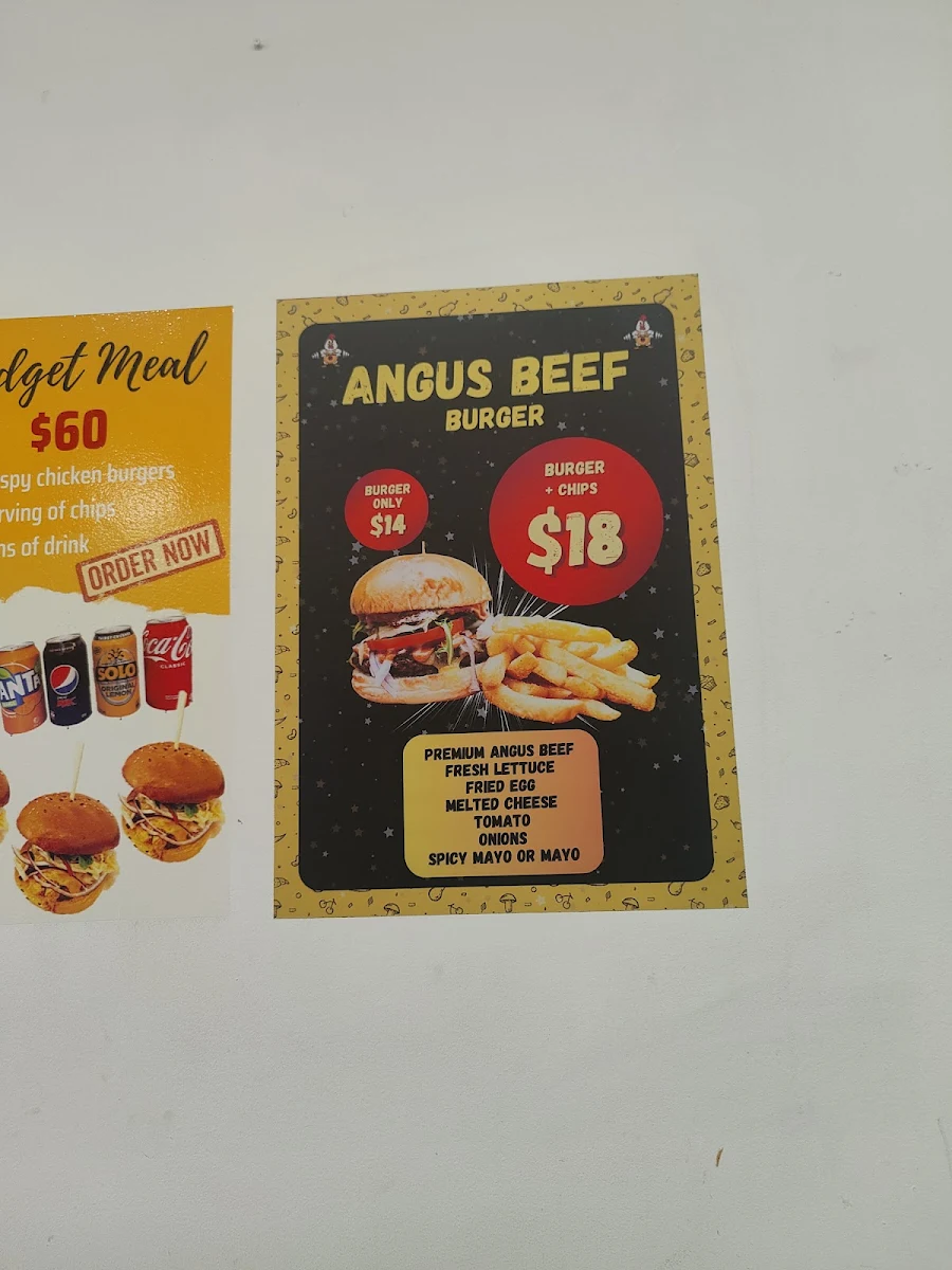 Menu, Gym Chicken