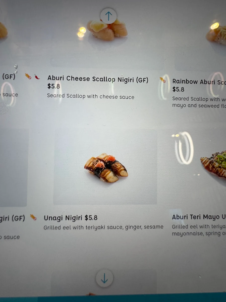Menu, Sushi Jiro Werribee