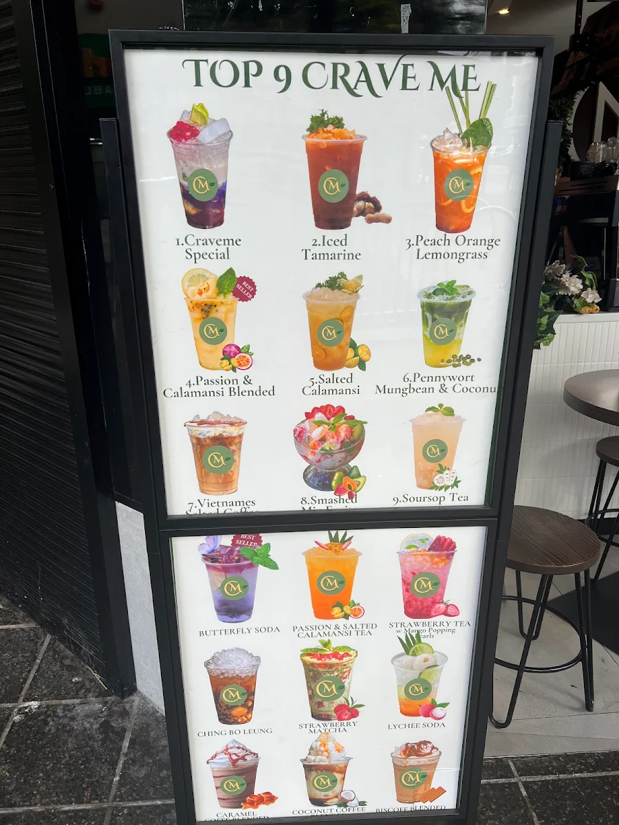 Menu, Crave Me