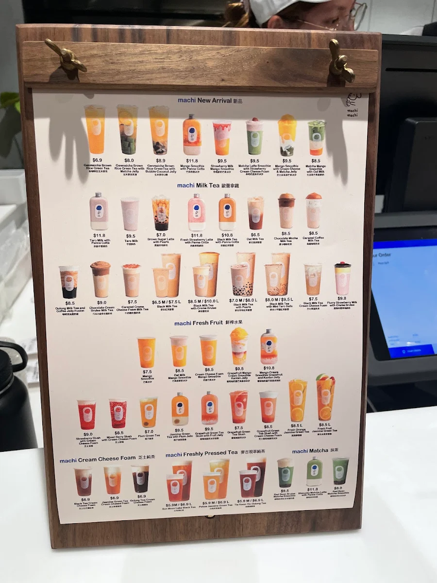 Menu, machi machi