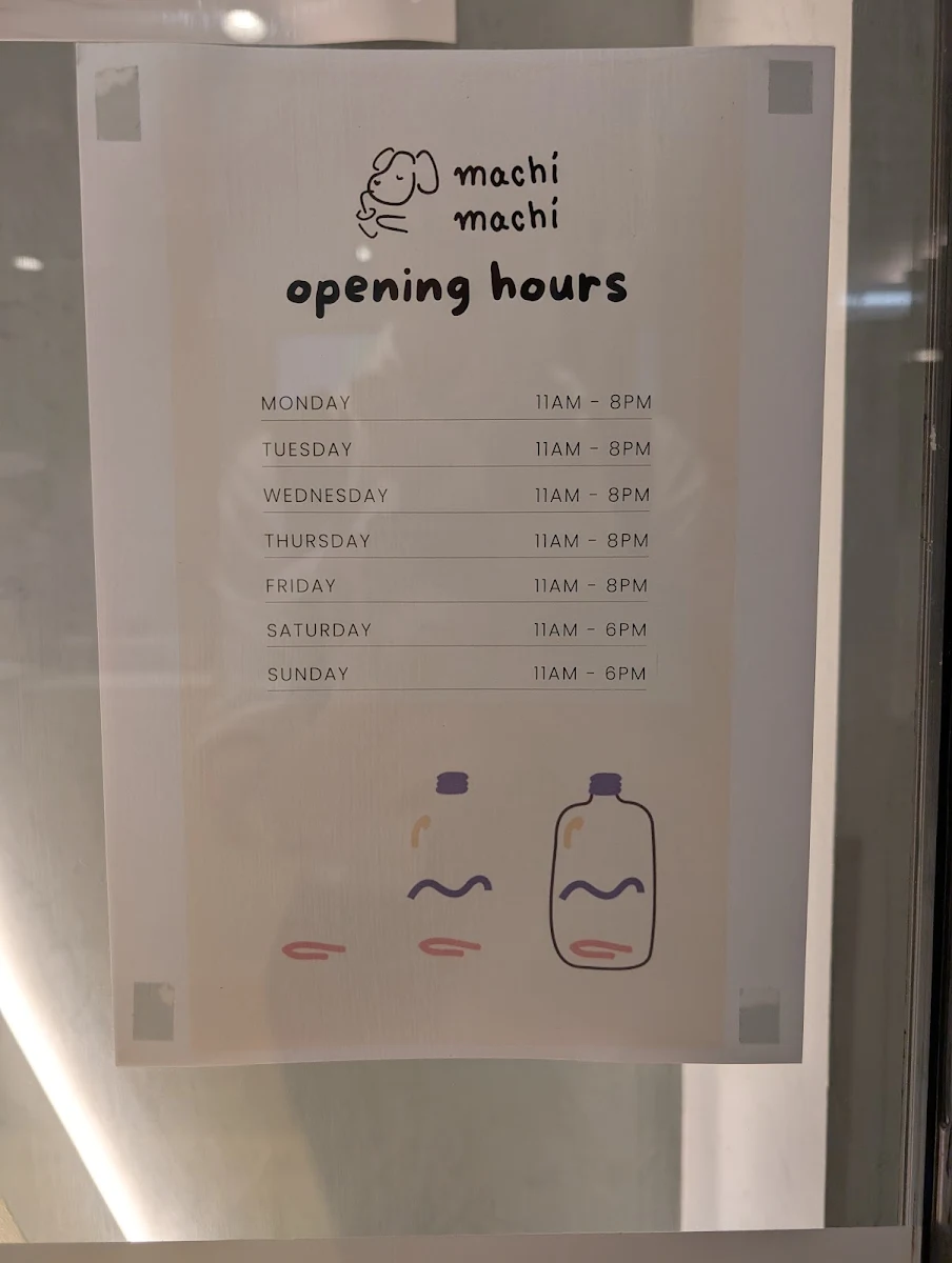 Menu, machi machi