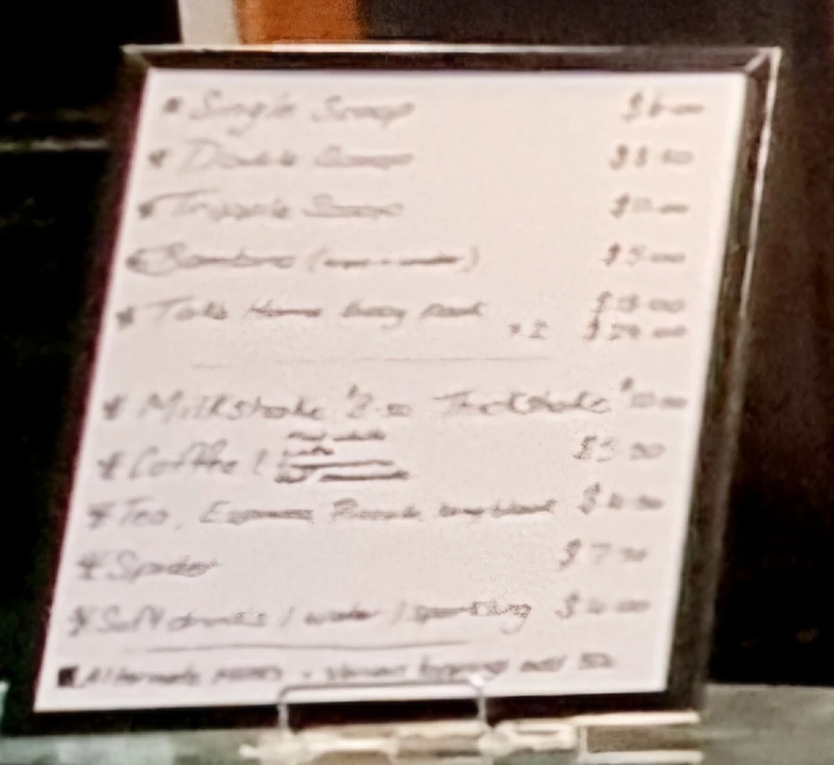 Menu, Gelato & Co. Award winning gelato
