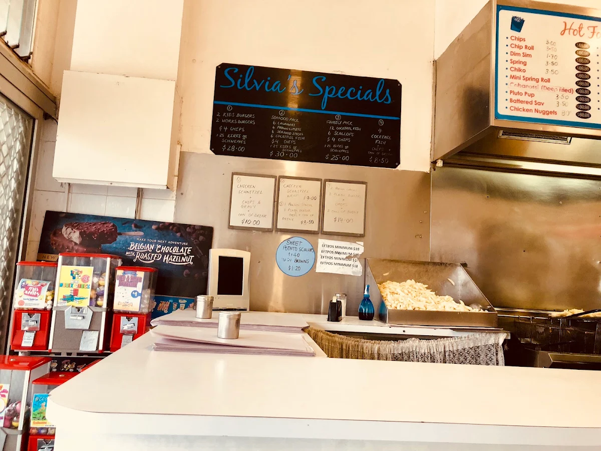Menu, Sylvias Takeaway