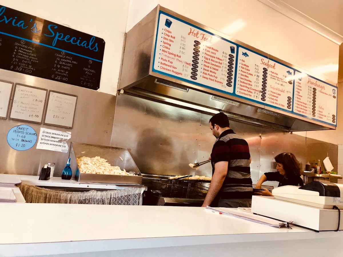 Menu, Sylvias Takeaway