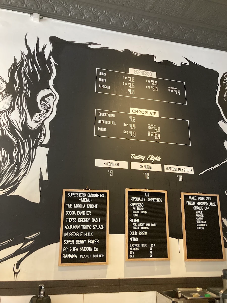 Menu, Architects and Heroes