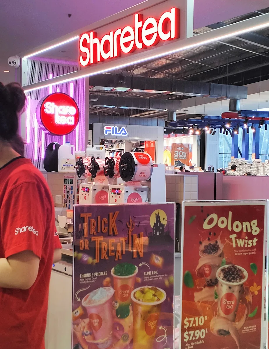 Menu, Sharetea Homebush