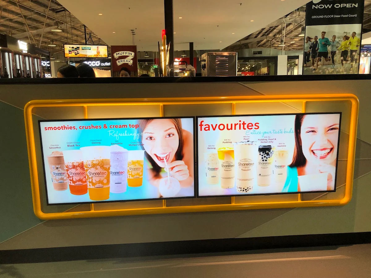 Menu, Sharetea Homebush
