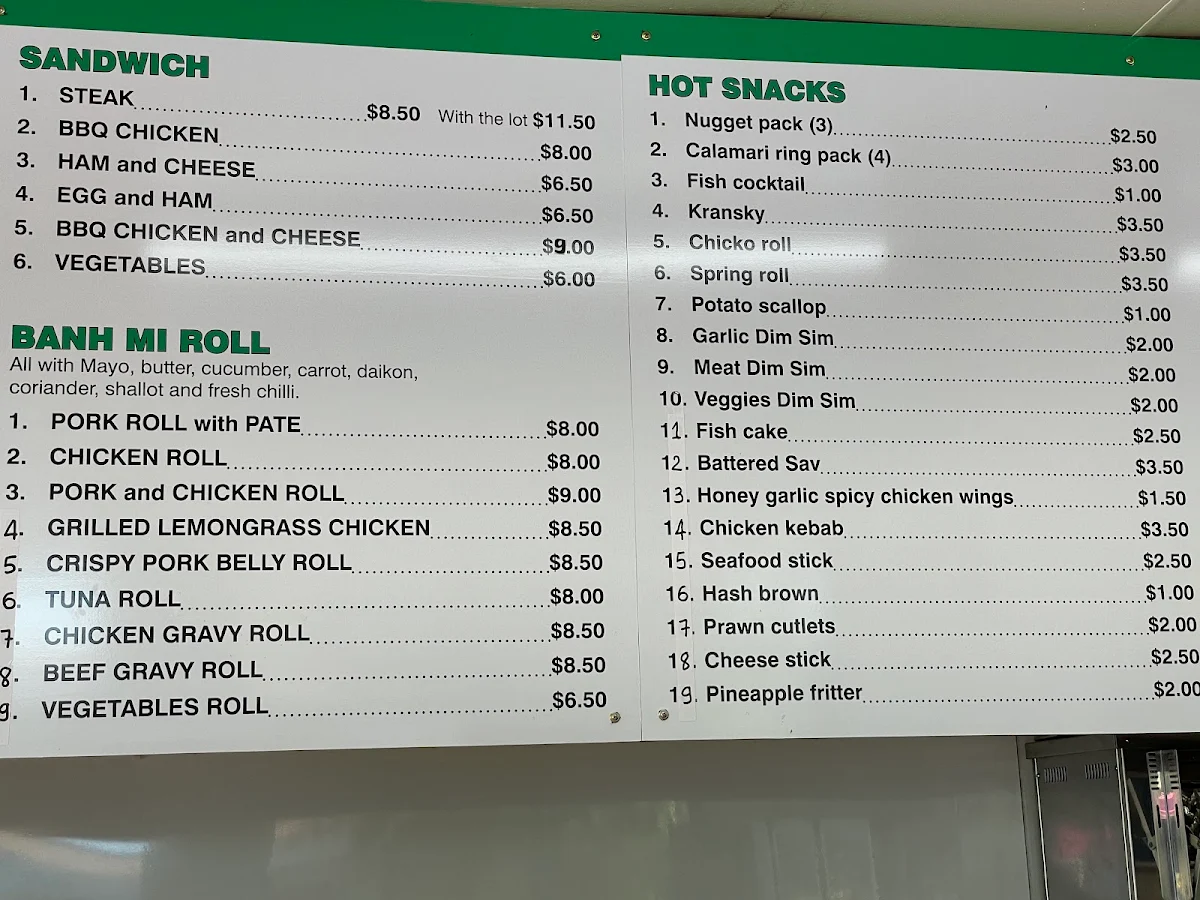 Menu photo 1