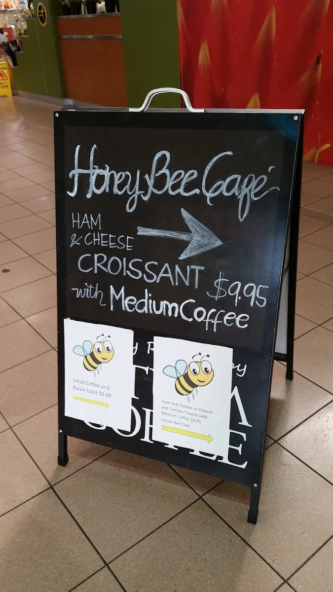 Menu, The Honey Bee Cafe