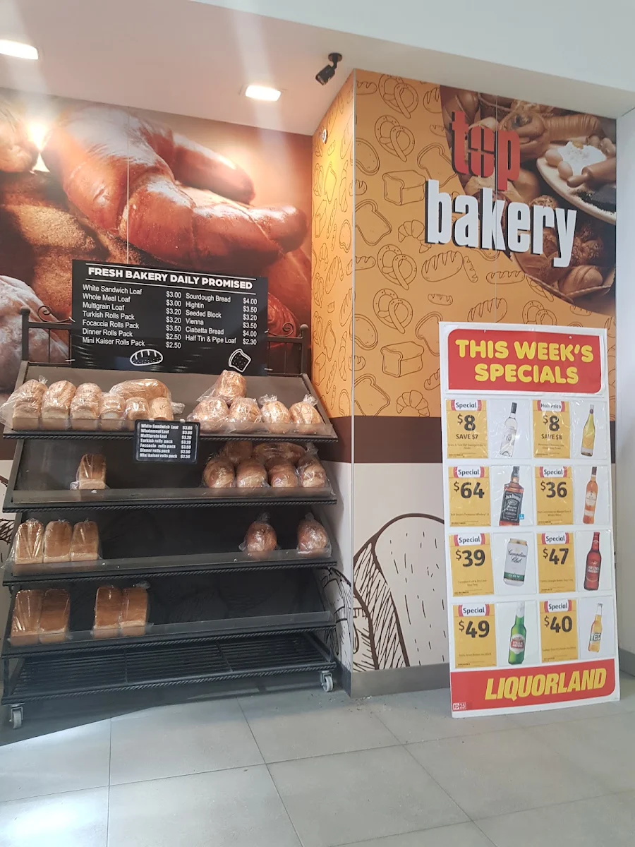 Menu, Bundoora Top Bakery