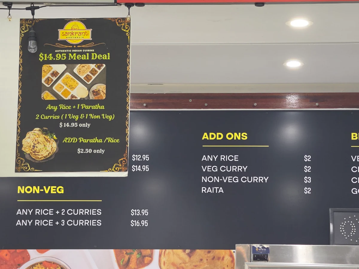 Menu, Sankranti