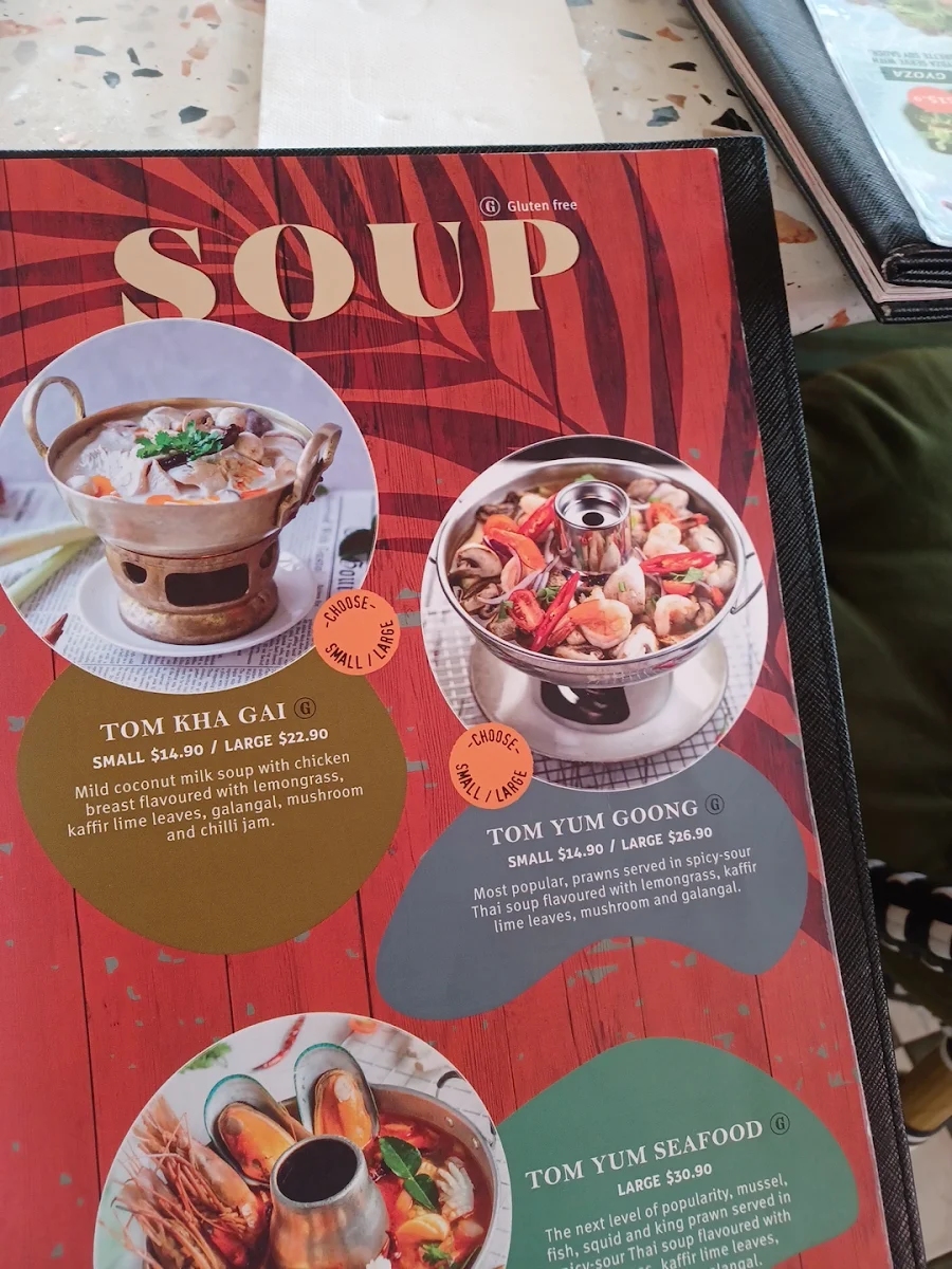 Menu, Spice Market - Karrinyup