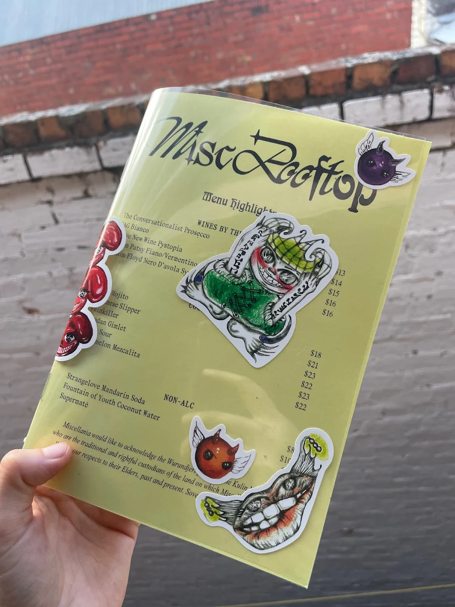 Menu, Misc Rooftop