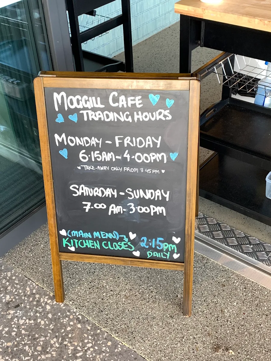 Menu, Moggill Cafe & Espresso Bar