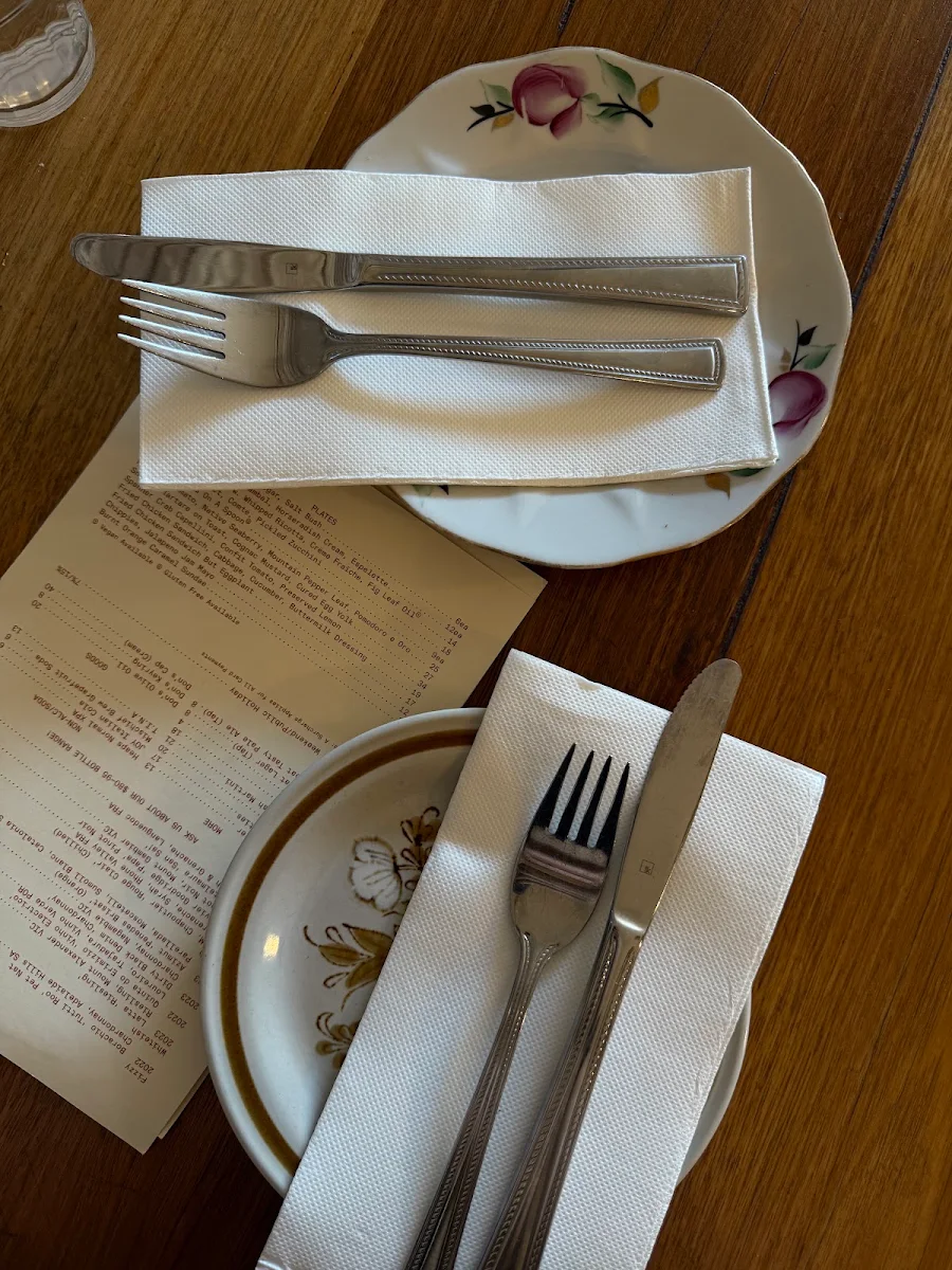 Menu, Don's