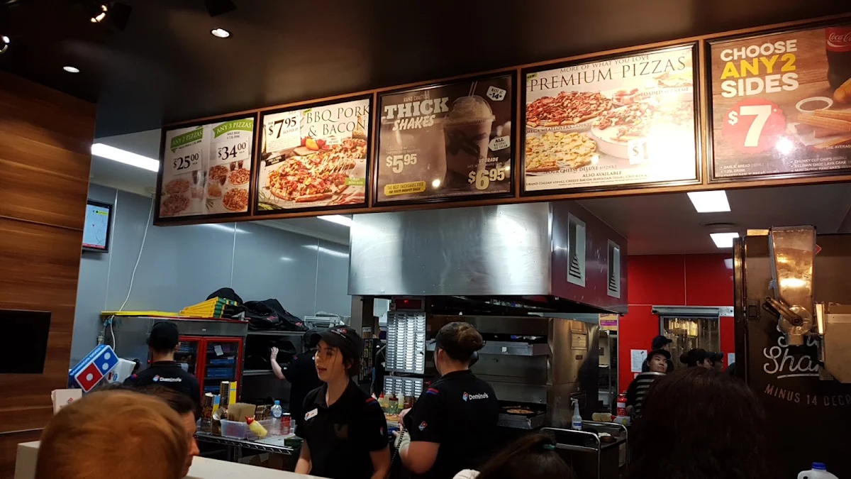 Menu, Domino's Pizza Narellan