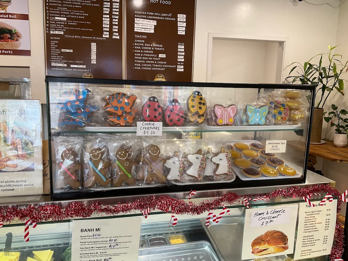 Menu, Croydon North Bakery Cafe