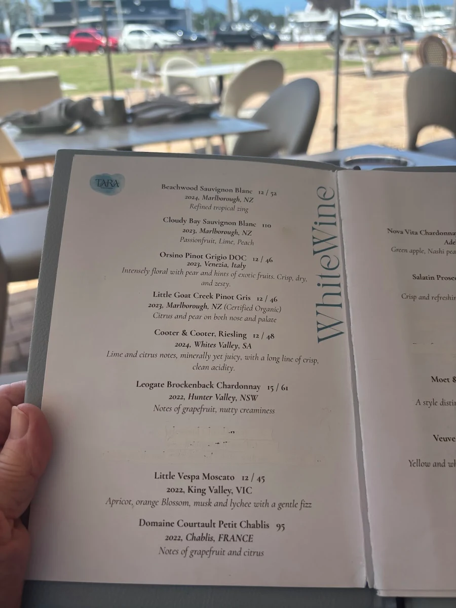 Menu, Tara Far East Dining & Bar