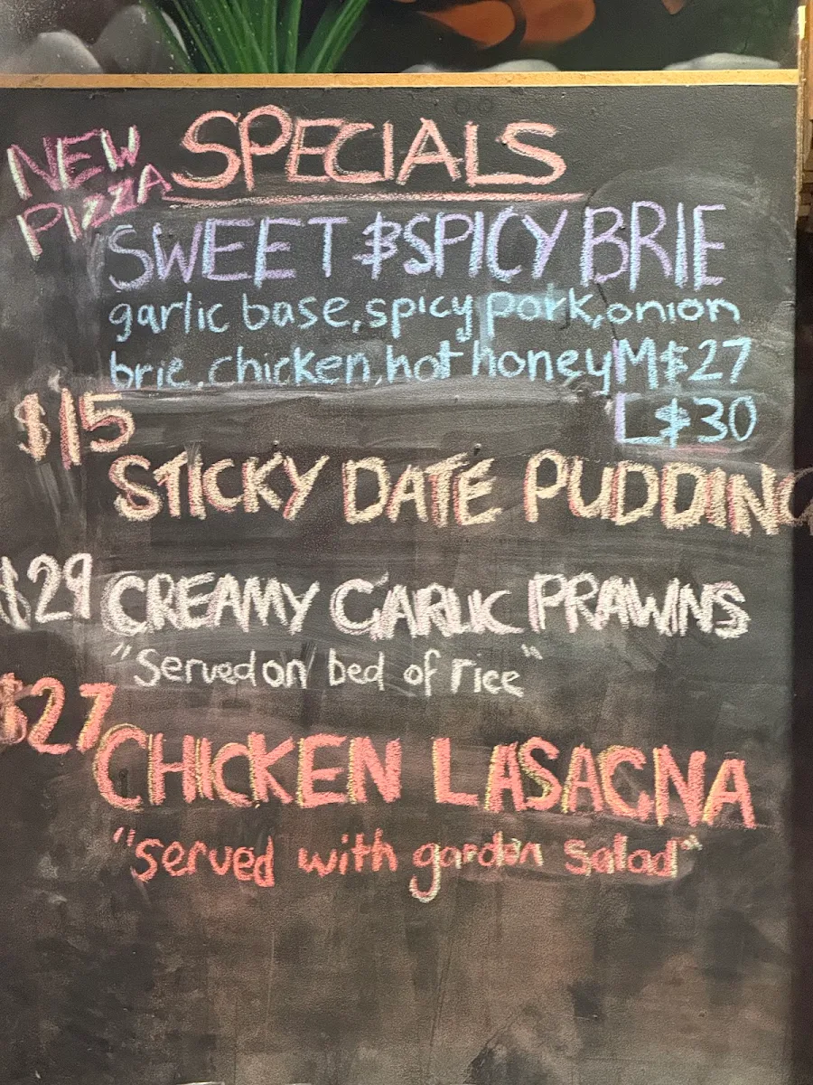Menu, Yo Momma Woodfire Kitchen