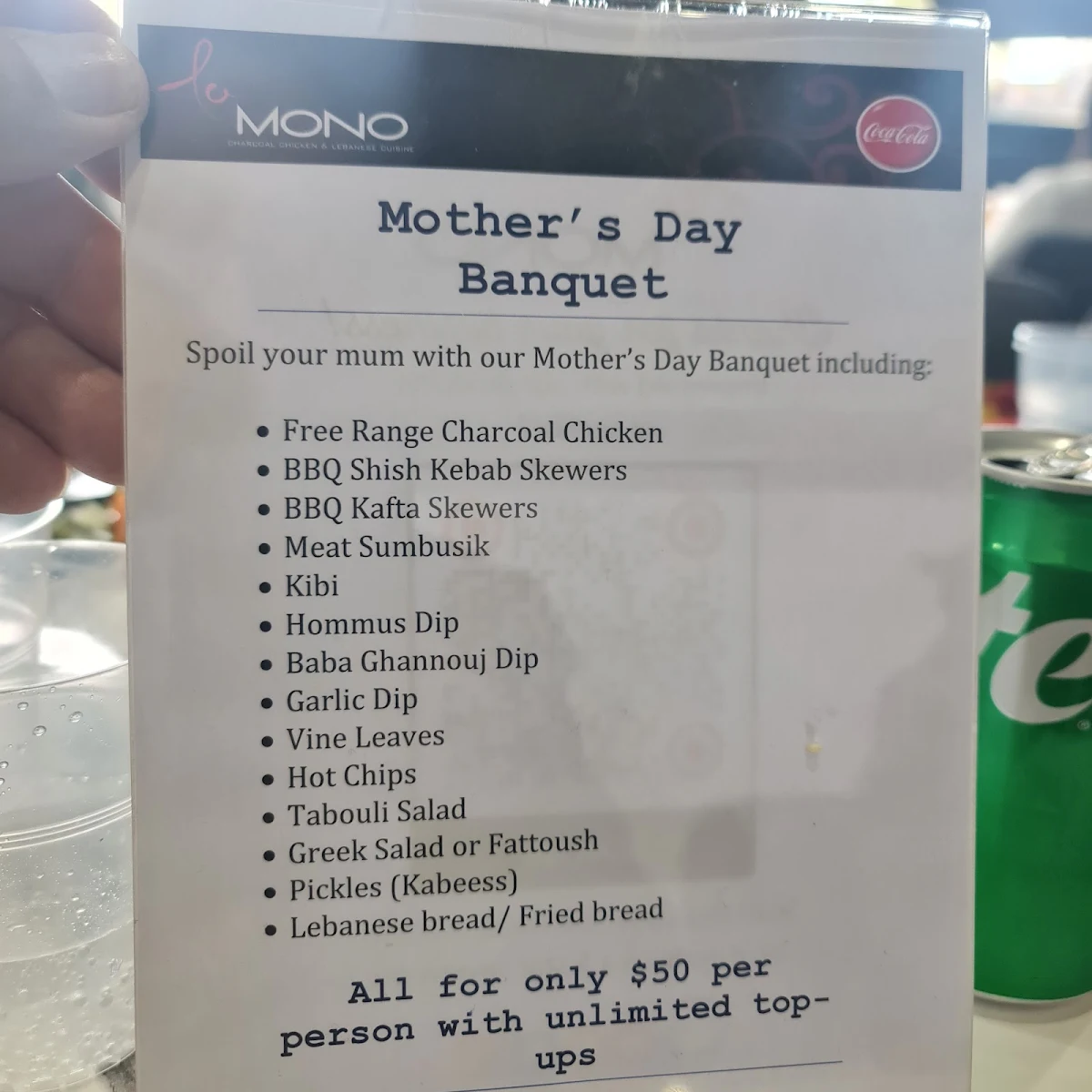 Menu, La Mono Merrylands | Charcoal Chicken & Lebanese Cuisine