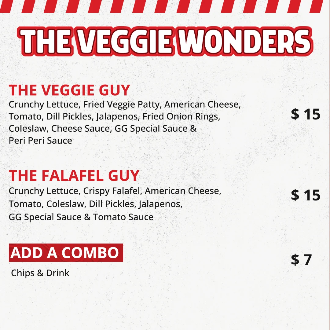 Menu, The Grill Guys (Yennora)