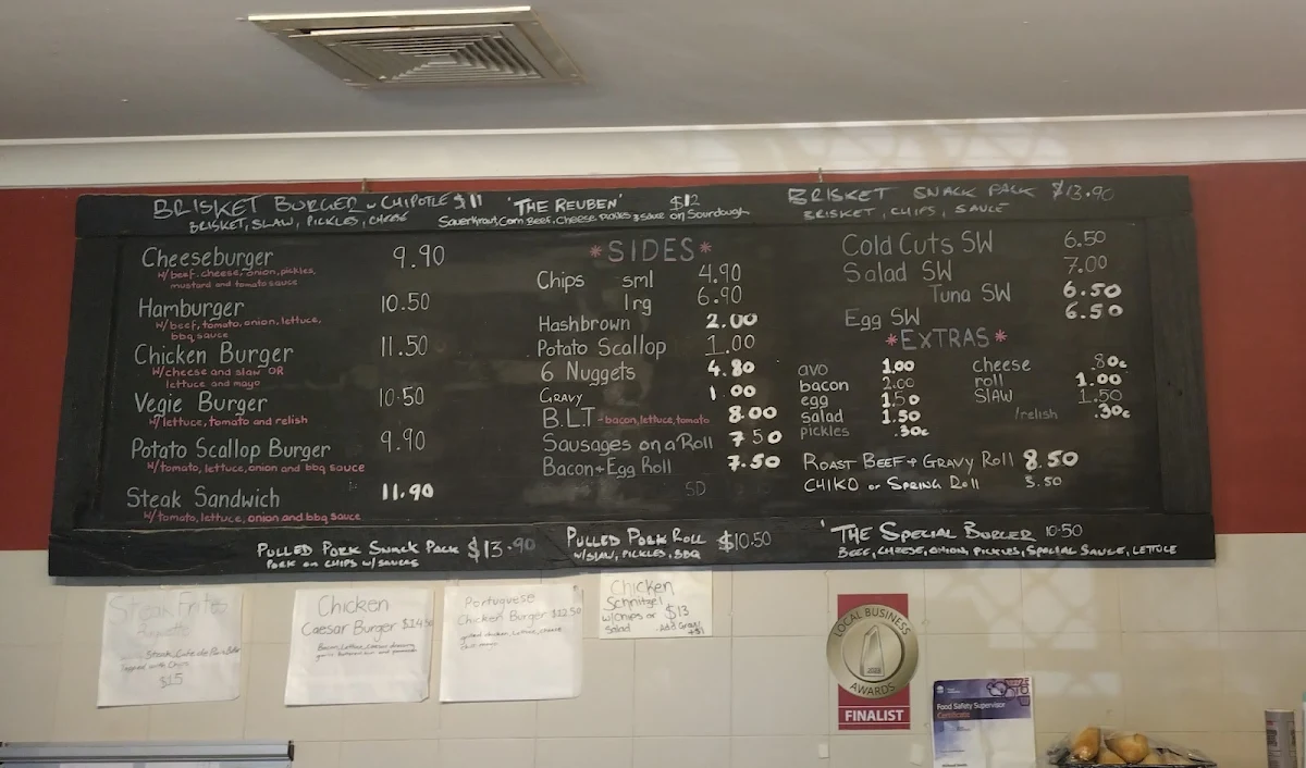 Menu, Lunch Shop THE