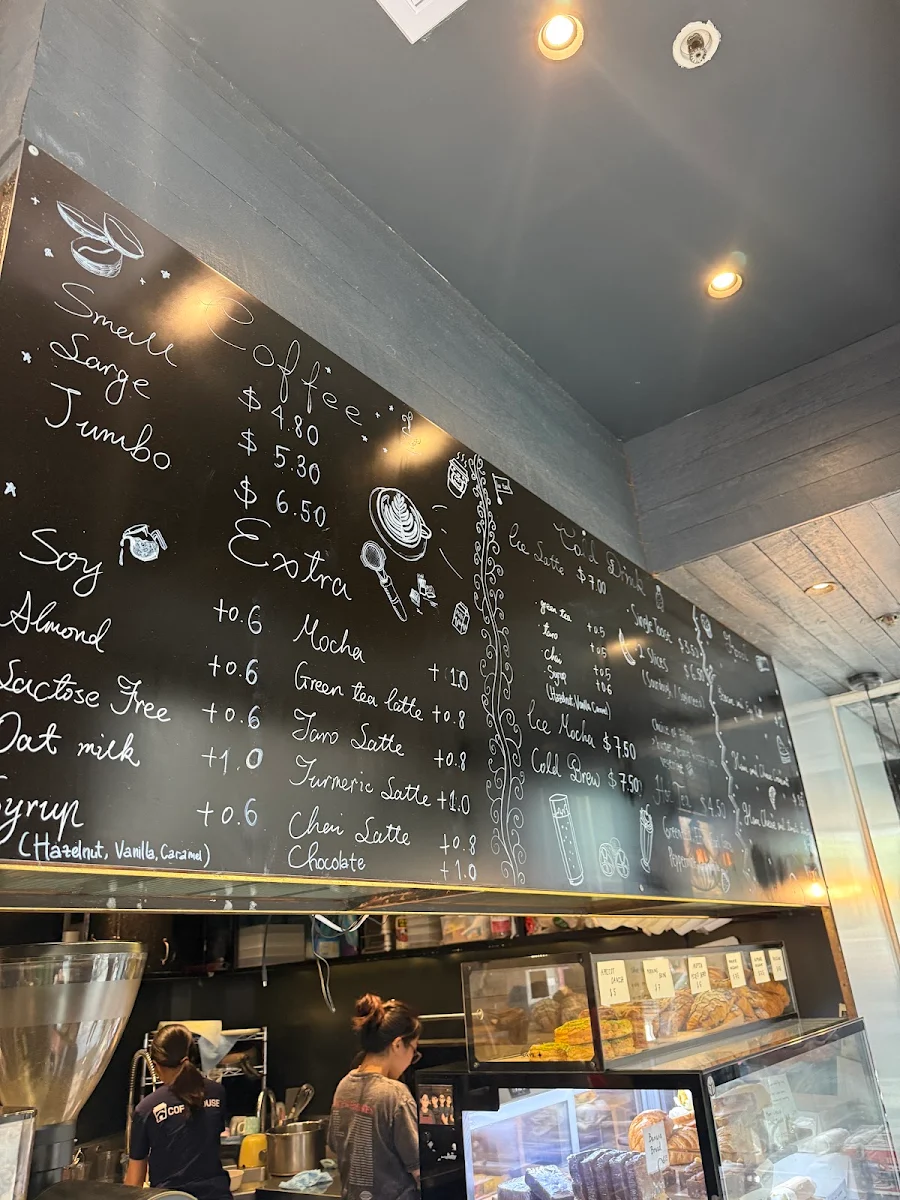 Menu, Cofi House