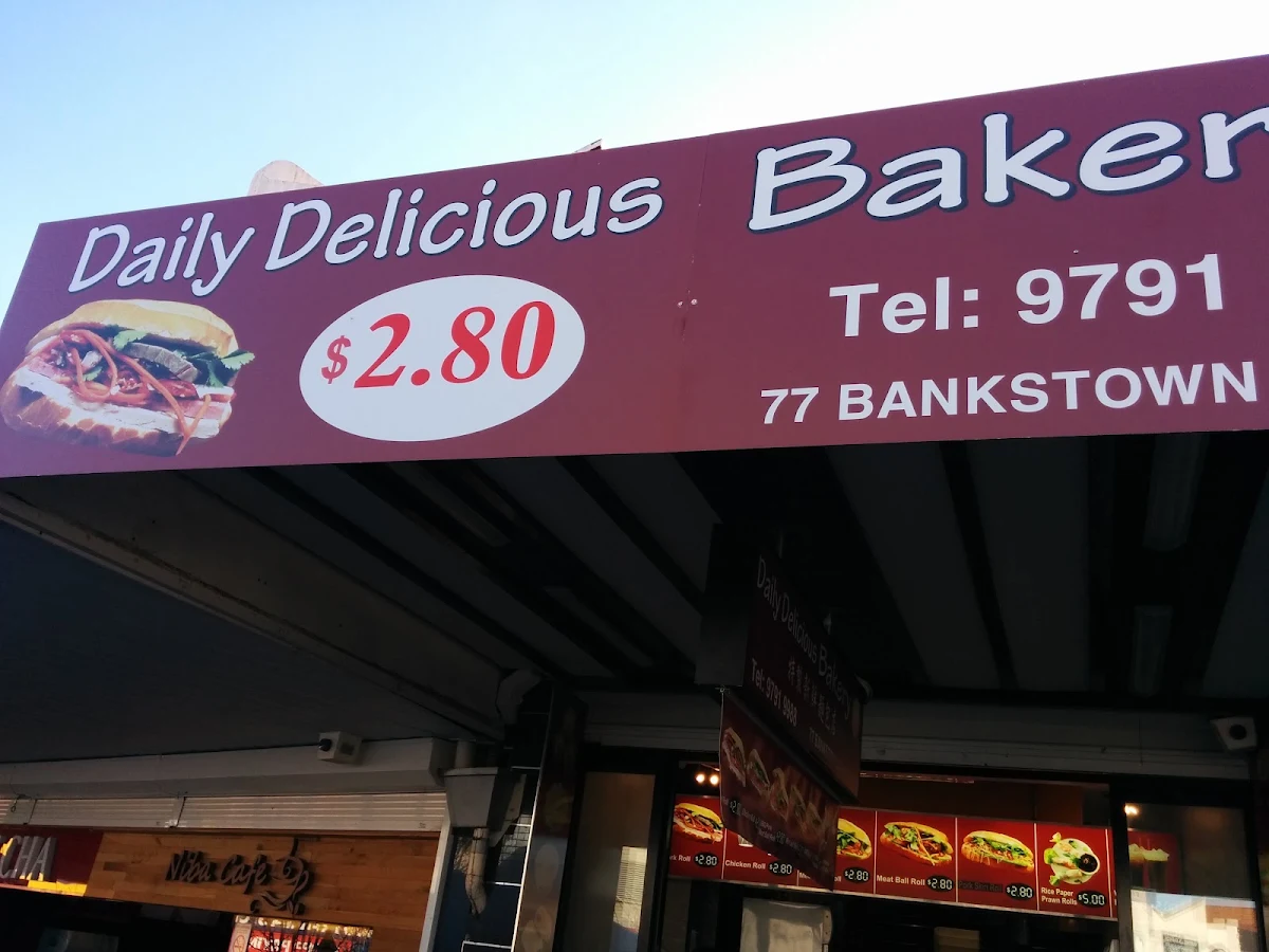 Menu, Daily Delicious Bakery