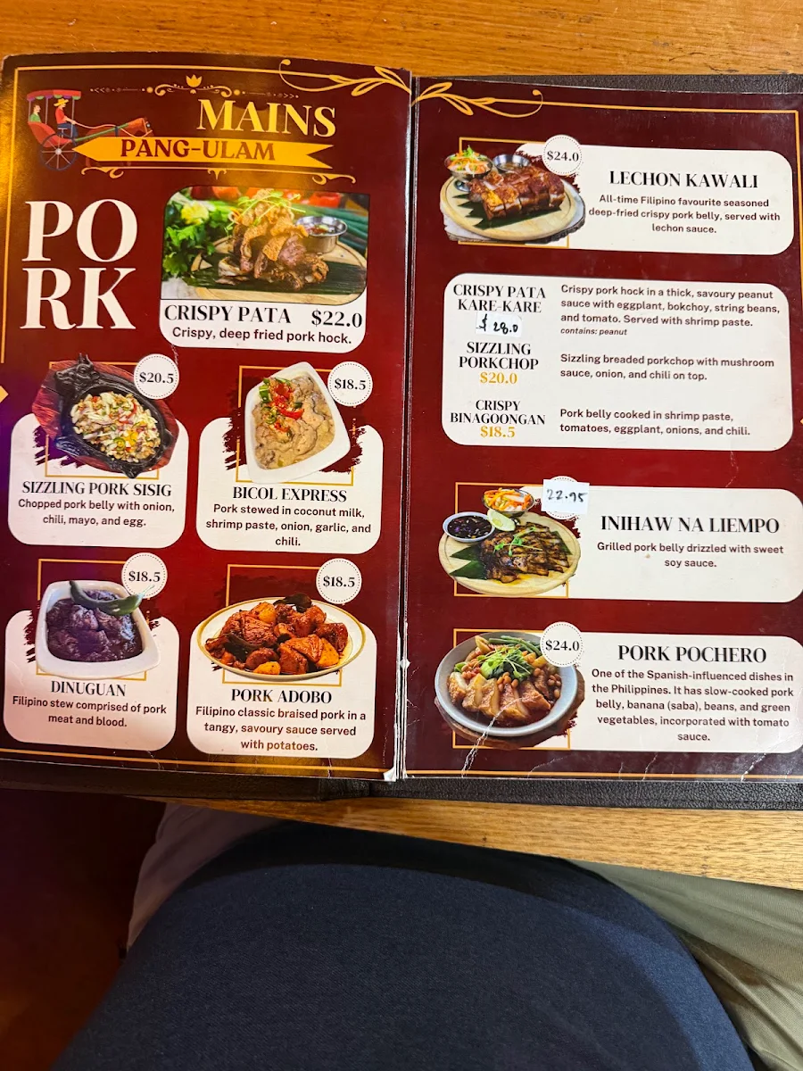 Menu, Ready Eddie's Café Wanneroo