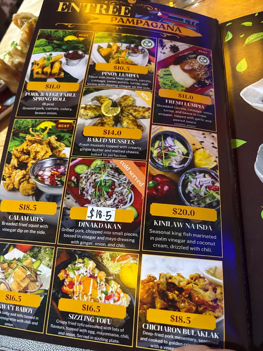 Menu, Ready Eddie's Café Wanneroo