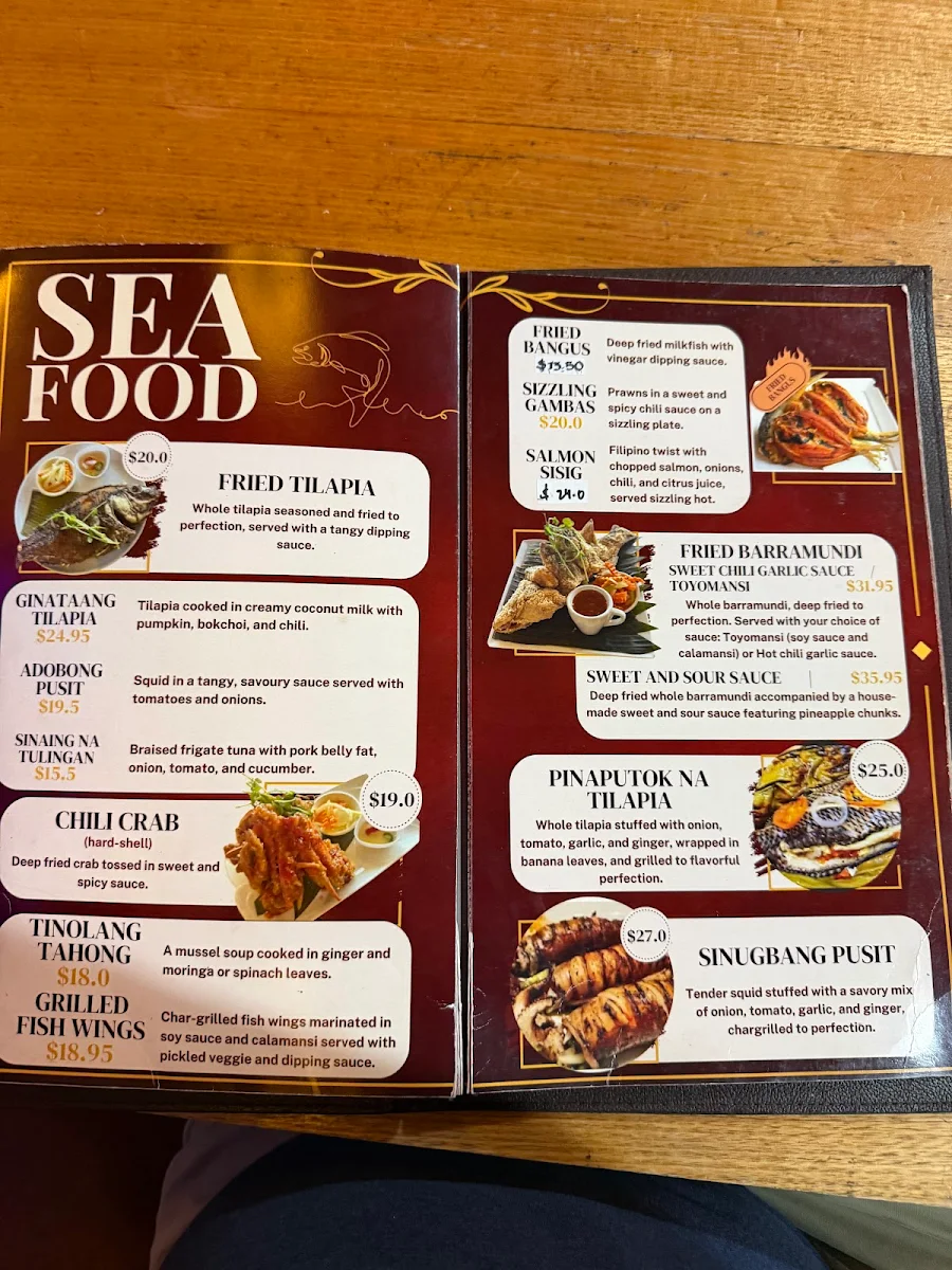 Menu, Ready Eddie's Café Wanneroo