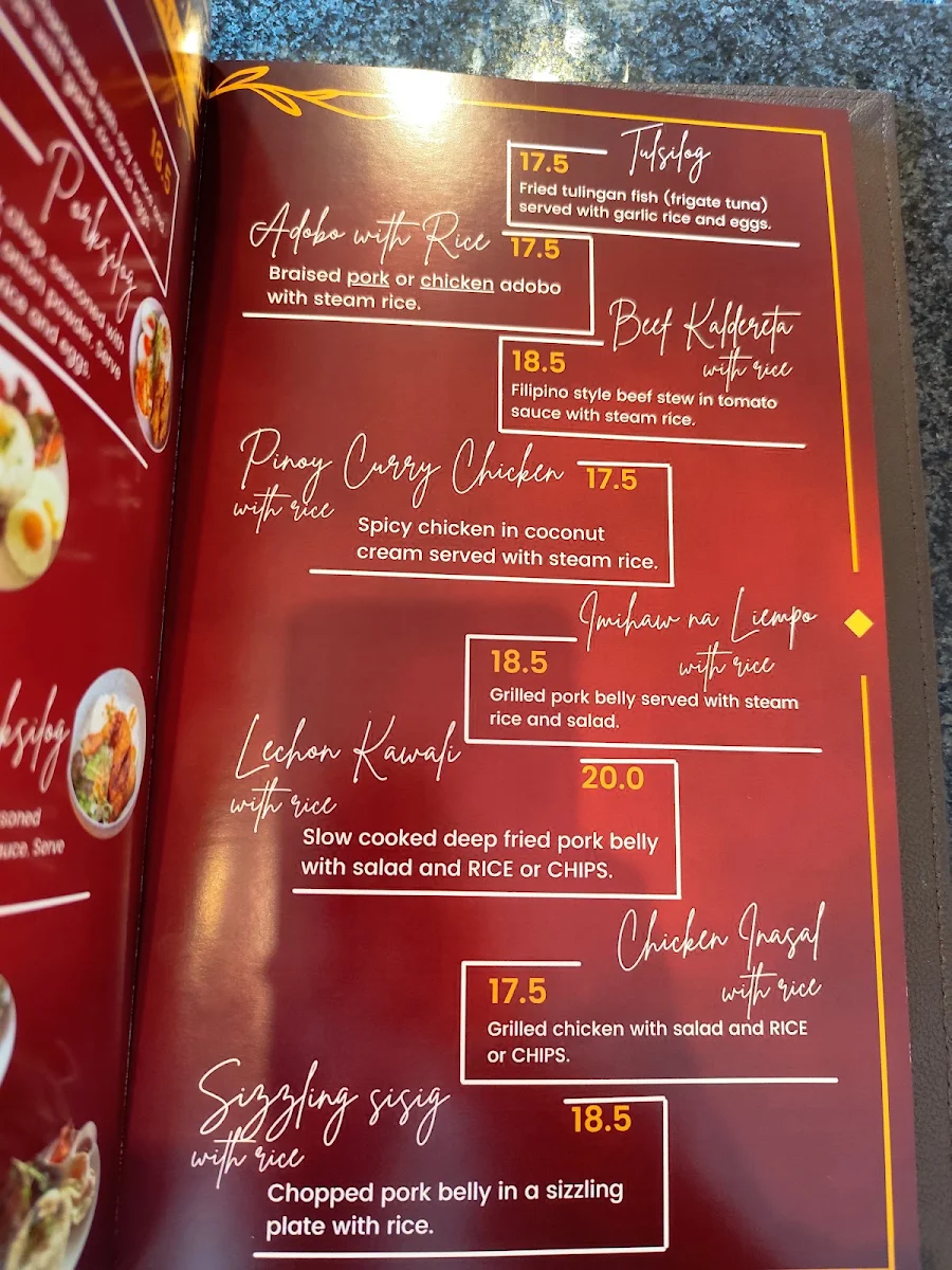 Menu, Ready Eddie's Café Wanneroo