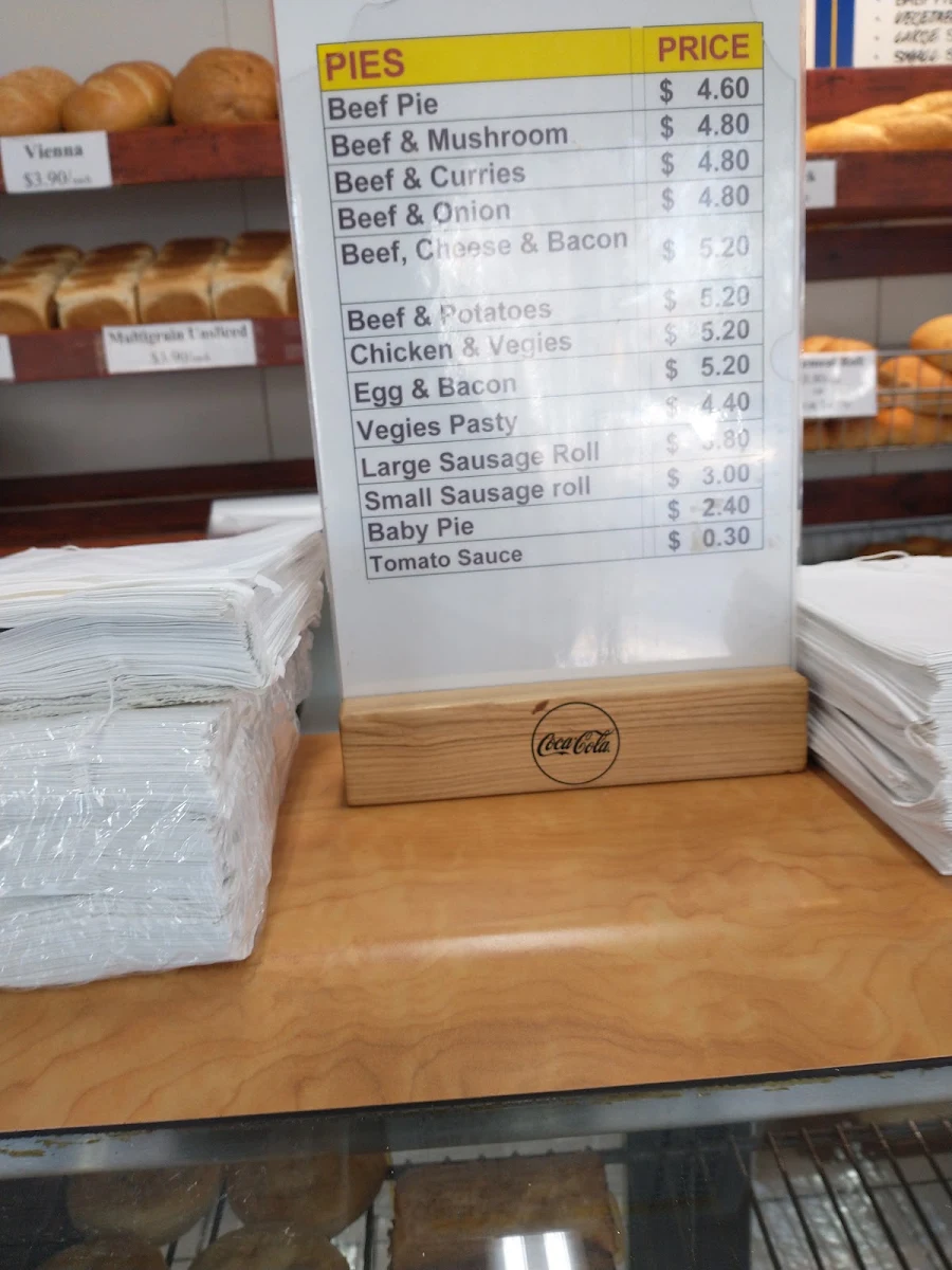 Menu, La Florentina Bakery
