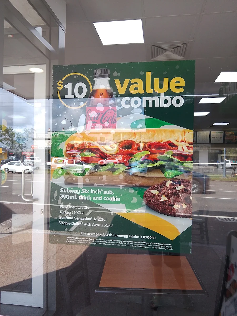 Menu, Subway