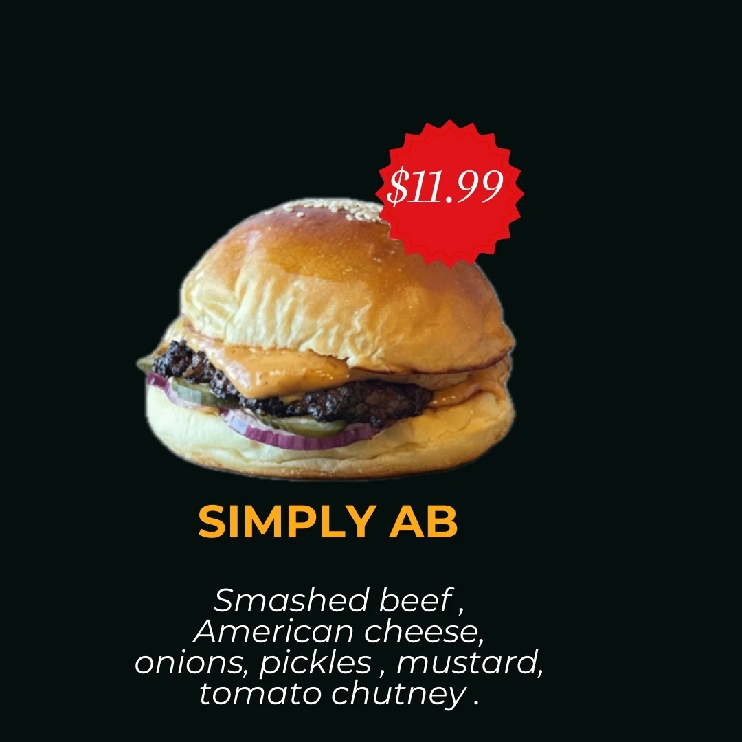 Menu, AB's Street Bites